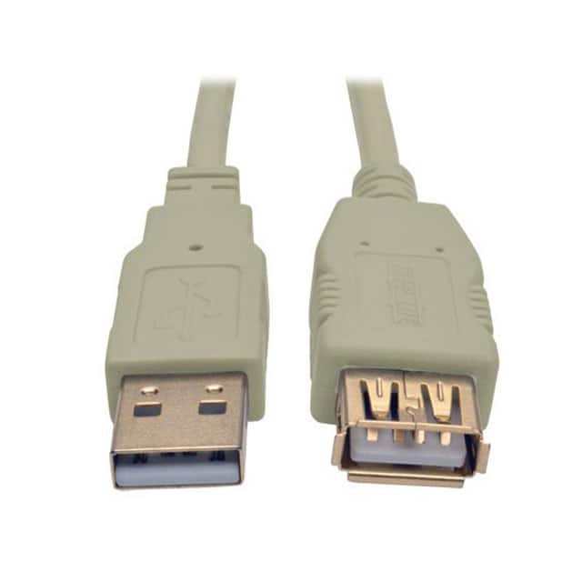 U024-006-BE CBL USB2.0 A RCPT TO A PLUG 6'