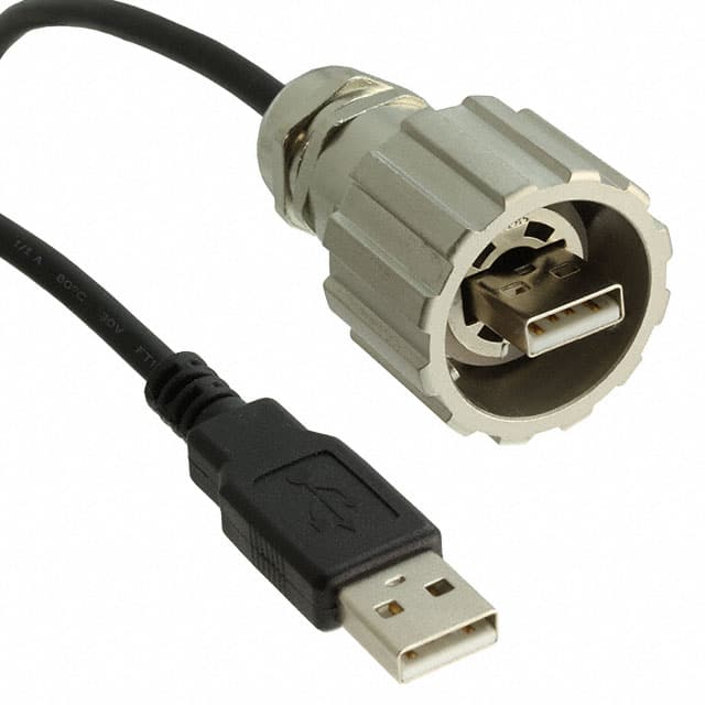 17-200681 CBL USB2.0 A PLUG-A PLUG W/COUPL