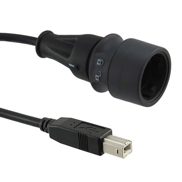 PXP6040/A/2M00 CBL USB2.0 A PLUG-B PLUG W/COUPL