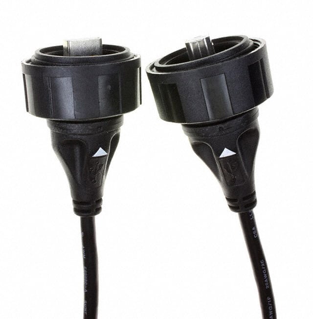 PX0841/AB/5M00 CBL USB2.0 A PLUG-B PLUG W/COUPL