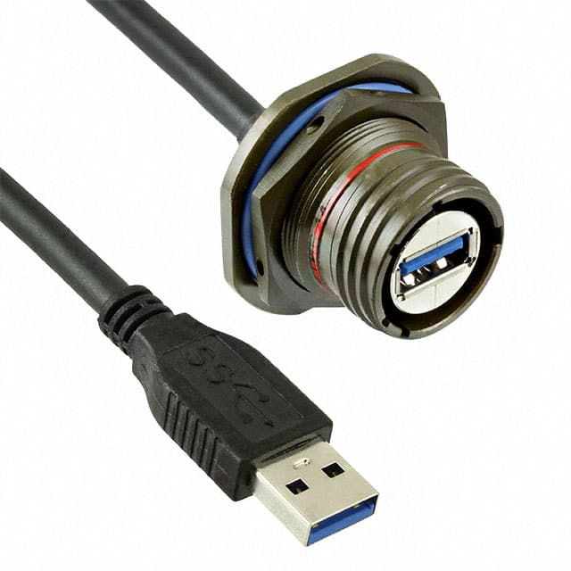 USB3FTV7SA03GACROS CABLE A RCPT TO A PLUG 0.98'