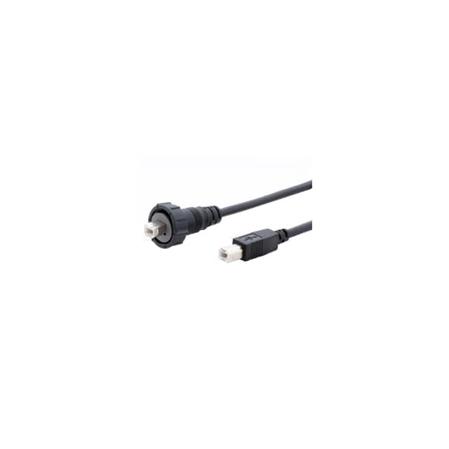 IPUSB-2WPBPB-1M CBL USB2.0 B PLUG-B PLUG W/COUPL