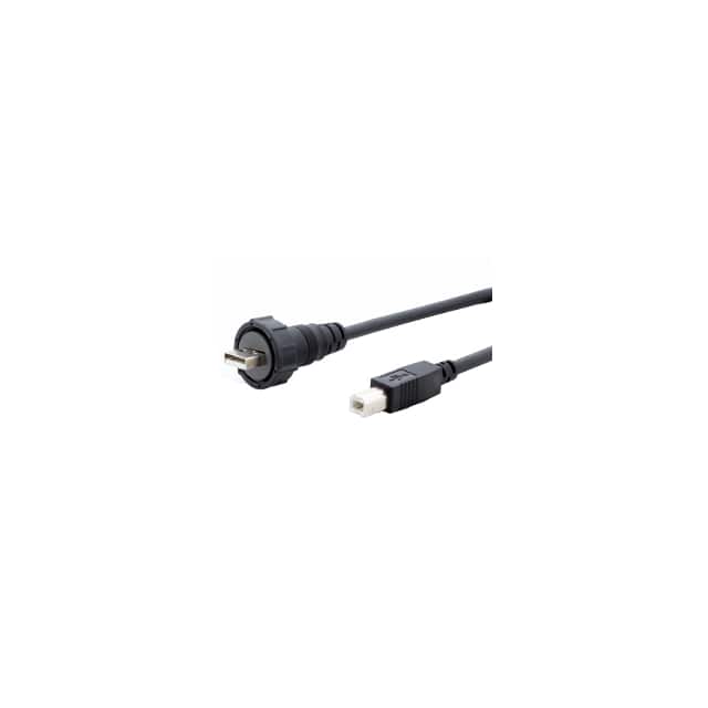 IPUSB-2WPAPB-2M CBL USB2.0 A PLUG-B PLUG W/COUPL