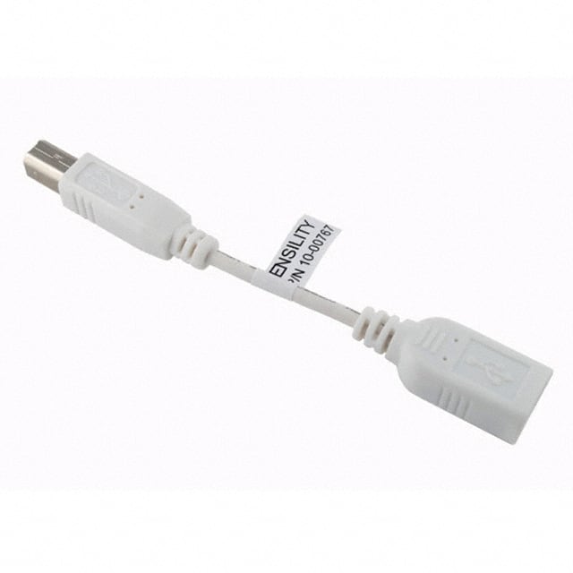 10-00767 CBL USB2.0 A RCPT TO B PLG 0.33'