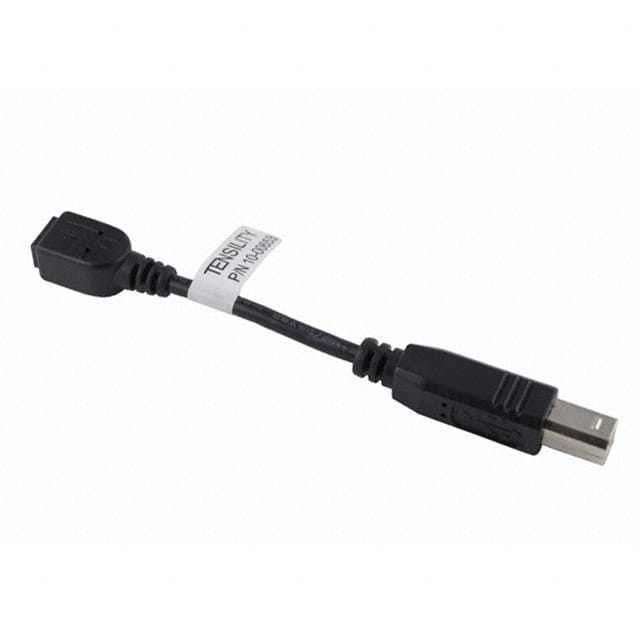 10-00653 CBL USB2.0 MIN A RCP-B PLG 0.33'