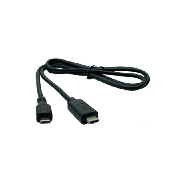 MB-C-1M-BK TYPEC MALE - MICROB, 1 METER, BL
