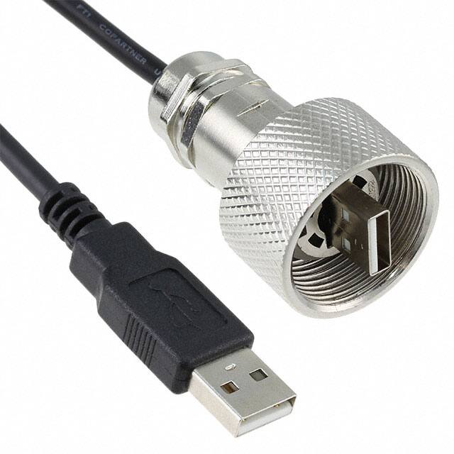 17-200371 CBL USB2.0 A PLUG-A PLUG W/COUPL