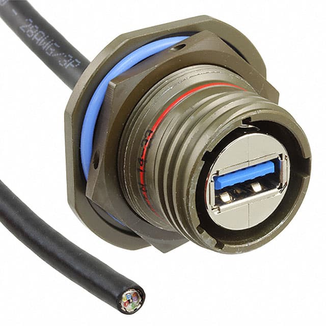 USB3FTV7SA03GOPEN CBL A RCPT TO OPEN W/COUPL 0.98'