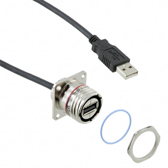 USBFTV7SA2N05A CBL USB2.0 A RCPT-A PLUG W/COUPL