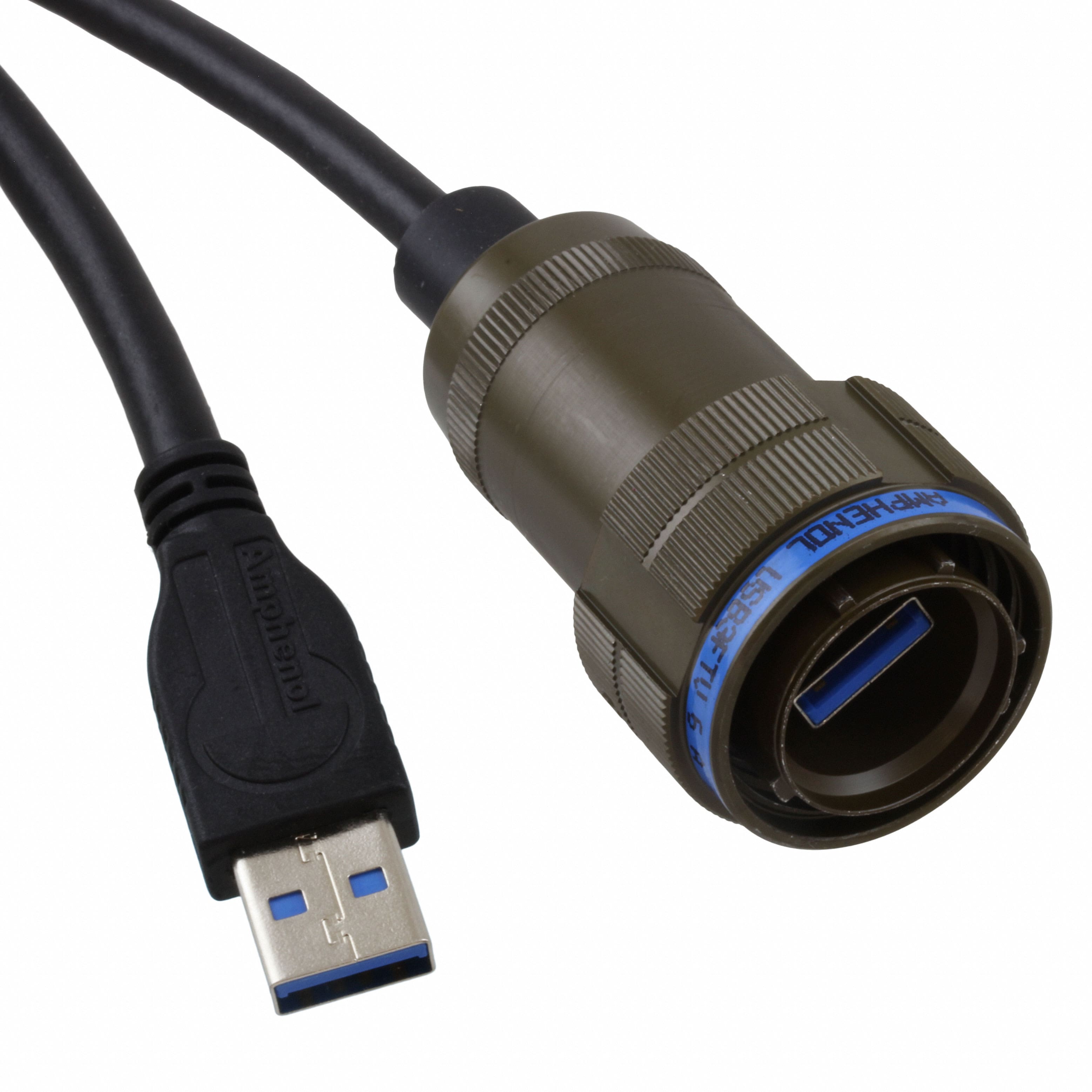 USB3FTV6A10GCROS CBL A PLUG-A PLUG W/COUPL 3.28'