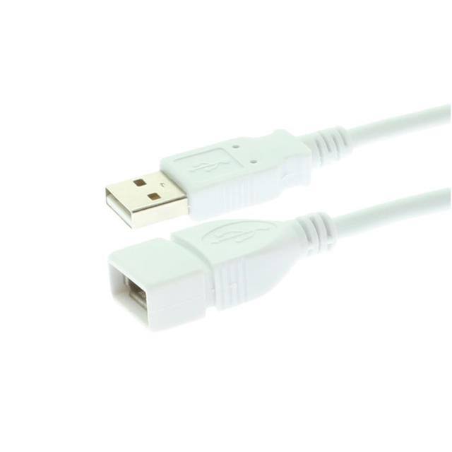 UC-AA1W USB 2.0 EXTENSION CABLE 3FT WHIT