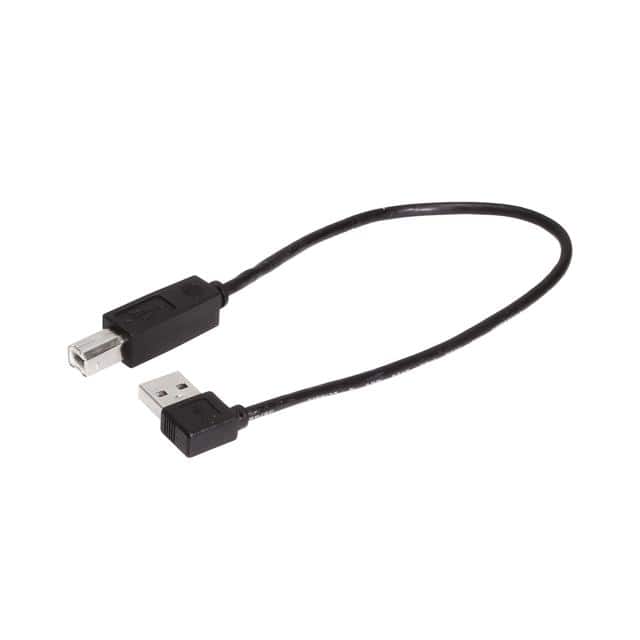 ARBS-0104B CBL USB2.0 A PLUG R/A-B PLUG 1'