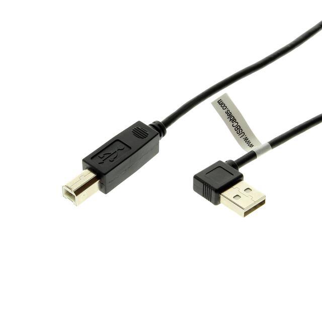 ARBS-0204B CBL USB2.0 A PLUG R/A-B PLUG 2'