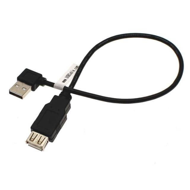 MRFS-0104B CBL USB2.0 A RCP R/A-A PLUG LEFT