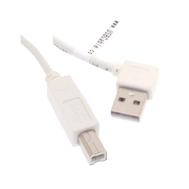 ARBS-0204W CBL USB2.0 A PLUG R/A-B PLUG 2'