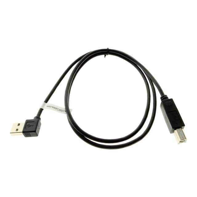 ARBS-0304B CBL USB2.0 A PLUG R/A-B PLUG 3'