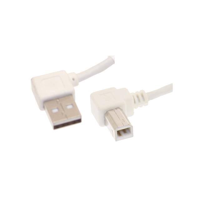 ARBR-0304W CBL USB2.0 A PLUG RA-B PLUG LEFT