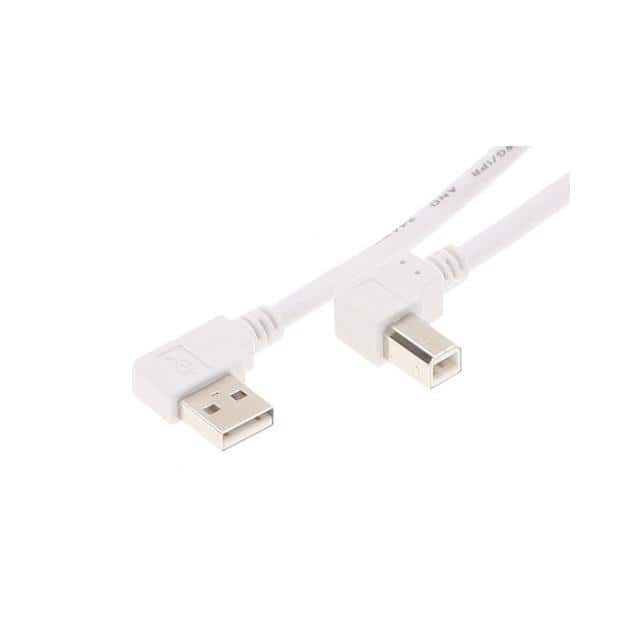 UC-ARBR2W CBL USB2.0 A PLUG-B PLUG LEFT
