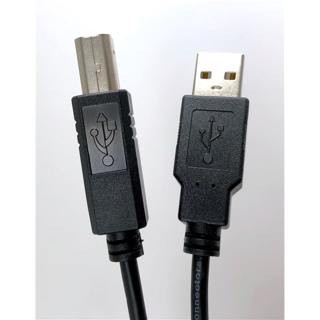 E07-122BLK CBL USB2.0 A PLUG TO B PLUG 10'