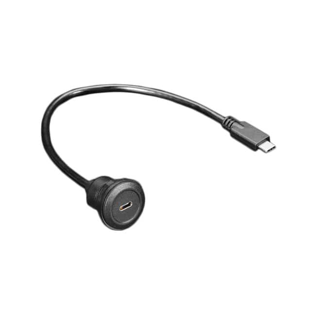 4218 CBL C RCPT-C PLUG W/COUPL 0.98'