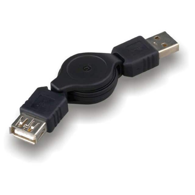 EM620303 CBL USB2.0 A PLUG TO A RCPT 3'