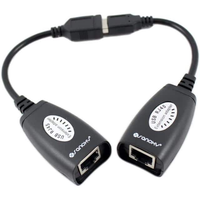 SANOXY-VNDR-USB-CAT5-CBL-SET CBL A RCPT-A RCPT W/ PLG 164.04'