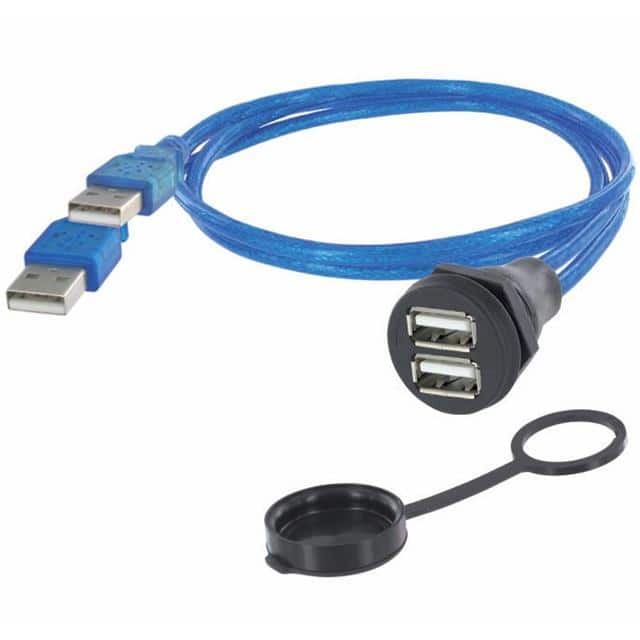 1310-1028-05 M22 PANEL CONNECTOR TO CABLE 2XU