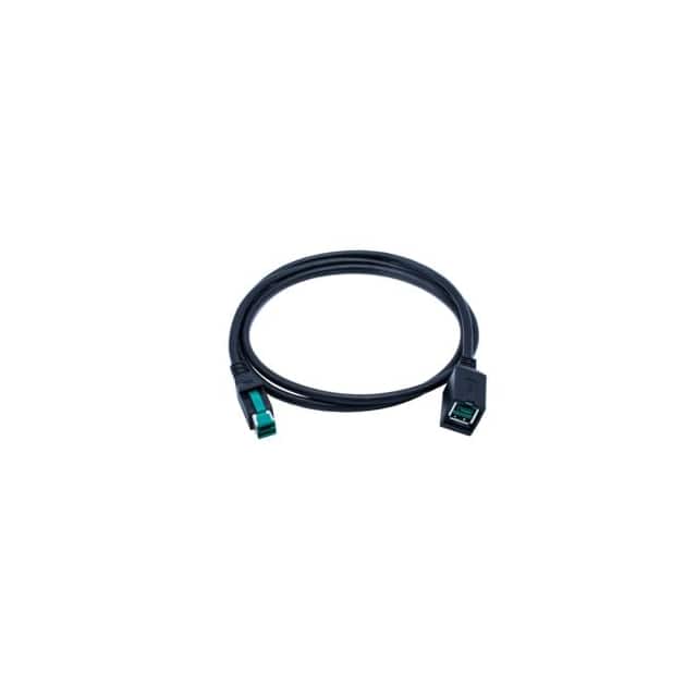 010911 CBL 12V POWEREDUSB EXT 1.5M BLK