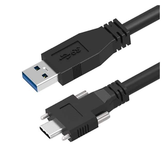 U3S1A01C12-010 USB 3.1 A to C Dual Lock, 1m