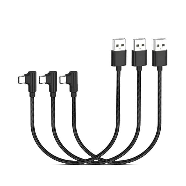 CAB-USBC-1F-90-BL USB-A to USB-C Industrial Power