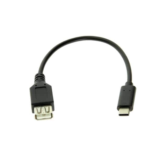 CM-42CMAF-8 CBL USB2.0 A RCPT TO C PLG 0.67'