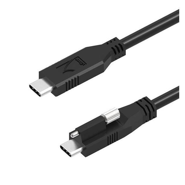 U4S5C01C04-020 USB 3.1 C to C Single Lock, 2m