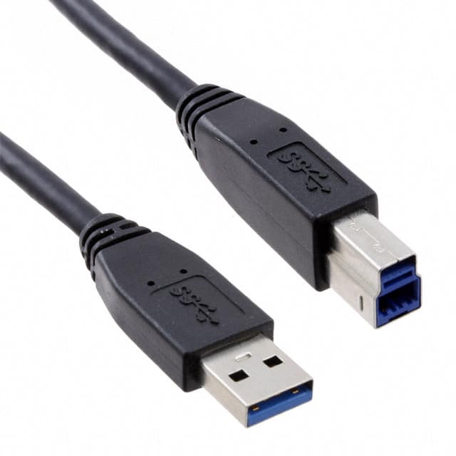 AK672/3-1-R CABLE A PLUG TO B PLUG 3.28'