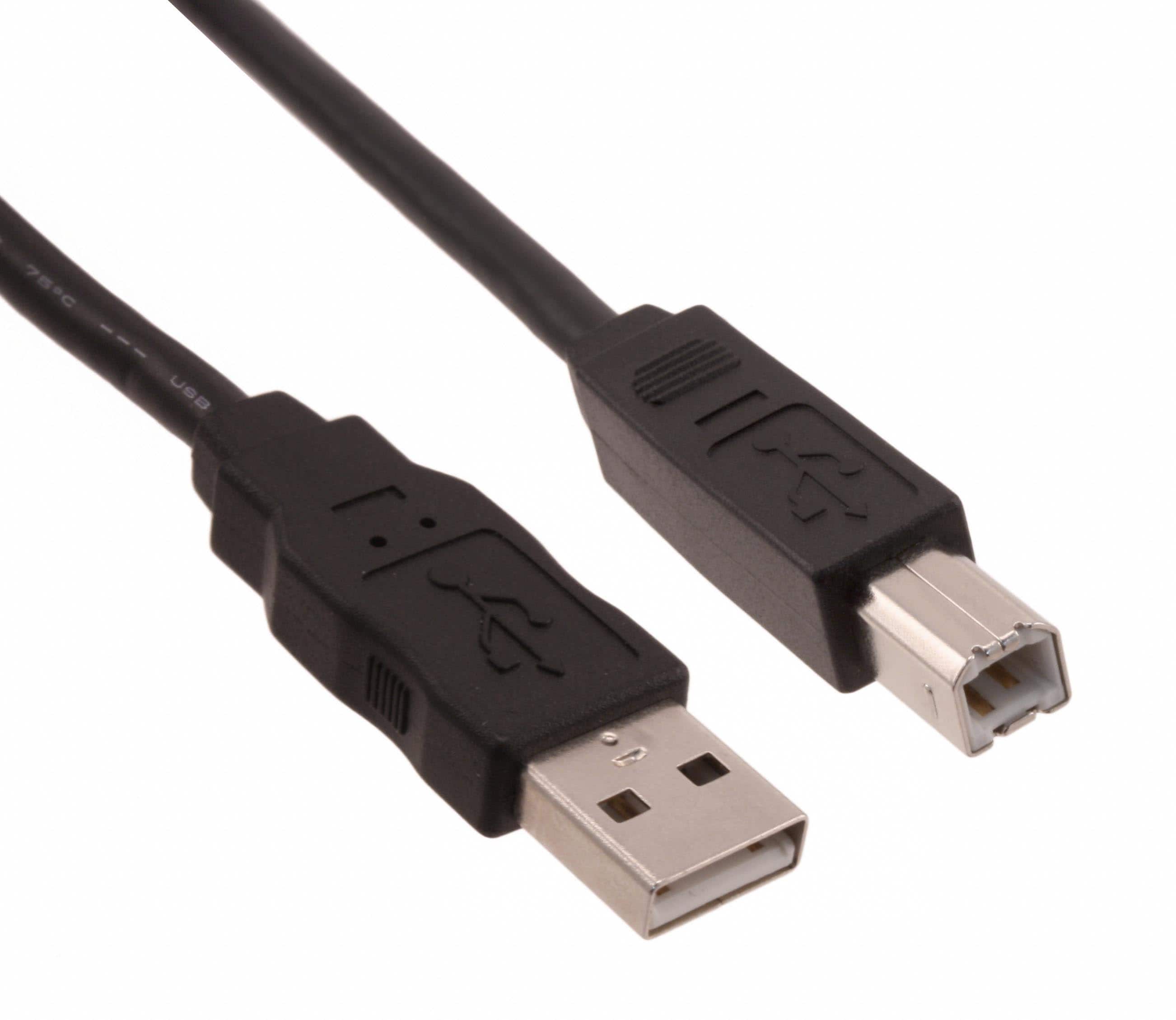 688060004 CBL USB2.0 A PLUG TO B PLG 6.56'