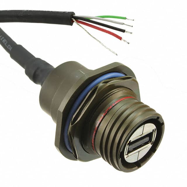 KIT40739 CBL A RCPT TO OPEN W/COUPL 3.5'
