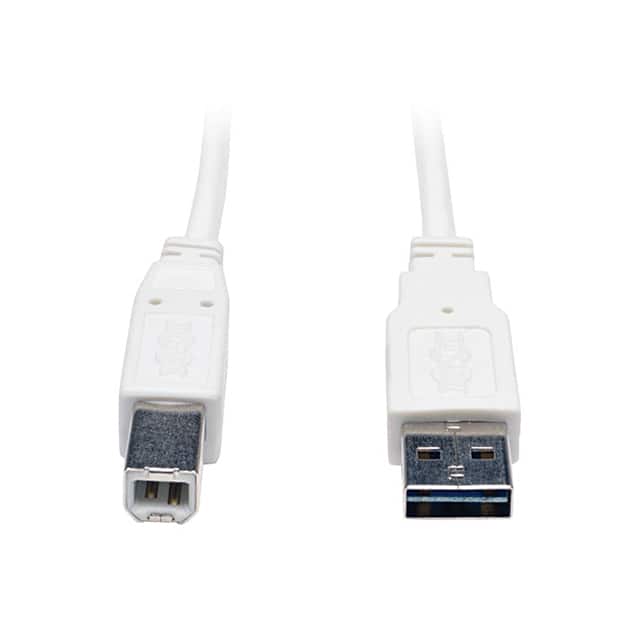 UR022-006-WH CBL USB2.0 A PLUG TO B PLUG 6'
