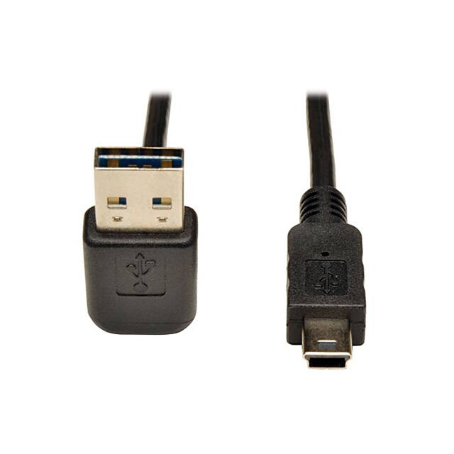 UR030-006-UDA CBL USB2.0 A PLG DWN/UP-MIN B PL