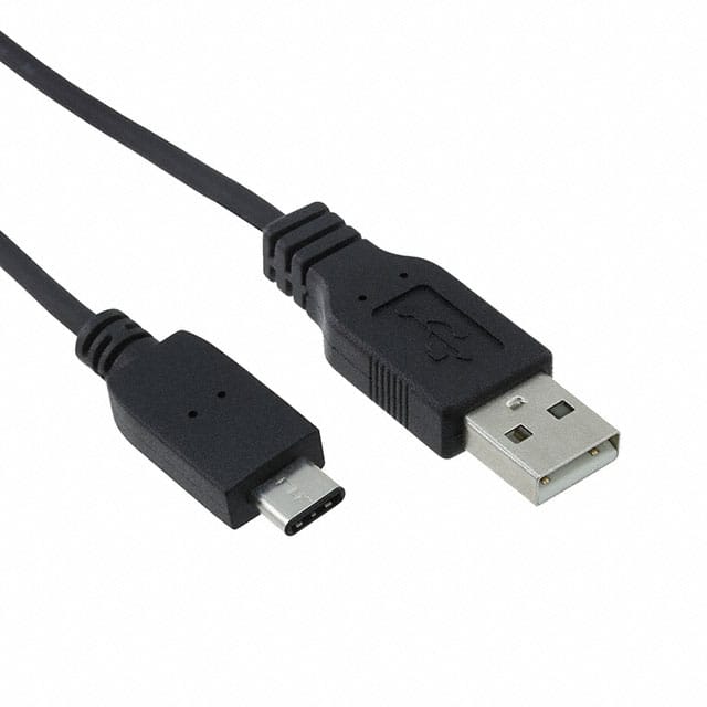 3021033-01M CBL USB2.0 A PLUG TO C PLG 3.28'