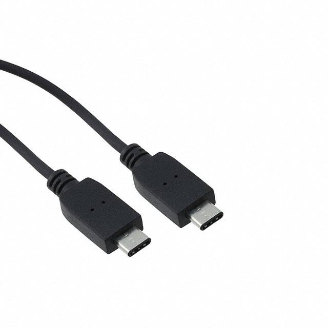 3021035-01M CBL USB2.0 C PLUG TO C PLG 3.28'