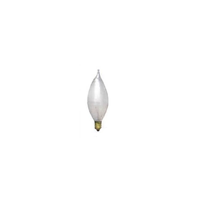 25PAK:WW-0KEU-2 60W SPUN GLOW  BASE-CANDELABRA