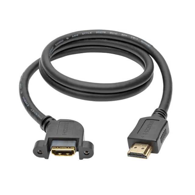 P569-003-MF-APM CABLE F-M HDMI-A PNL MT 3' SHLD
