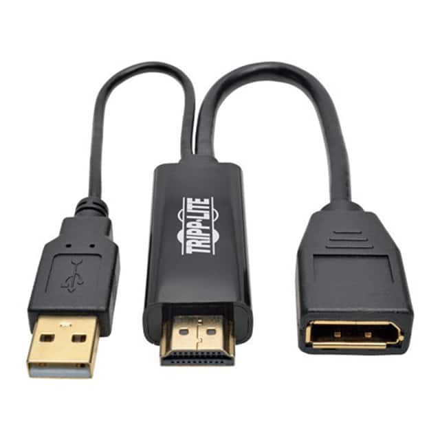 P130-06N-DP-V2 CBL HDMI-A M-DISPLAY F/USB A 6"