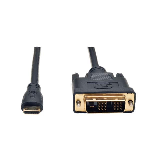 P566-003-MINI CBL HDMI-C M TO DVI-D SGL M 3'