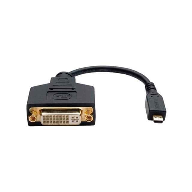 P132-06N-MICRO CBL DVI-D DL F - MCR HDMI-D M 6"