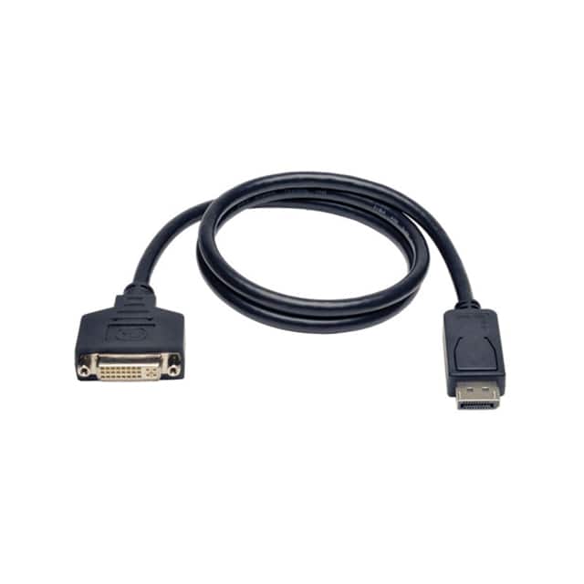 P134-003 CBL DISPLAYPORT M TO DVI-I F 3'