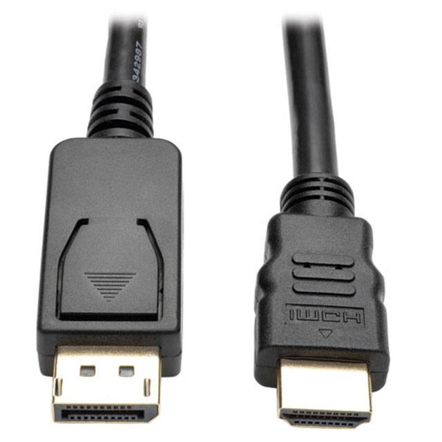 P582-006-V2-ACT CBL DISPLAYPORT M TO HDMI-A M 6'