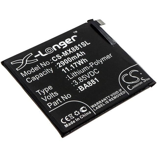 BA881 BATTERY Replacement for Meizu BA881 Batt