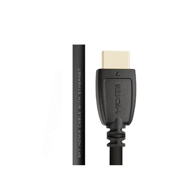 QG-CBL-HD20-6FT-2PK 6FT HDMI 2.0 2-PACK 4KUHD 18GBS