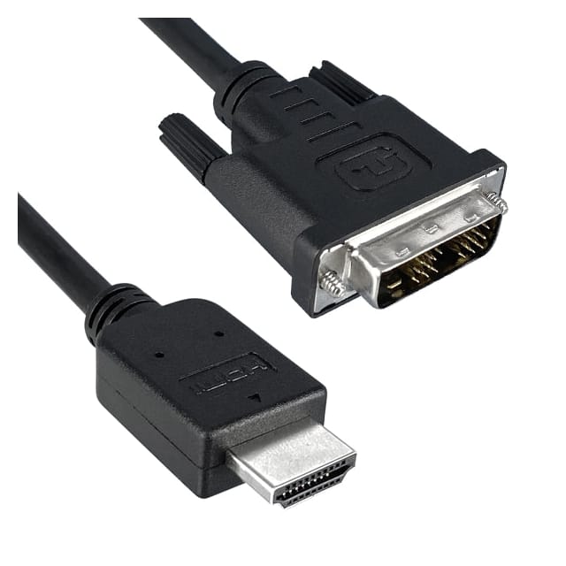 1721011-10 CBL DVI-D SGL M TO HDMI-A M 10'
