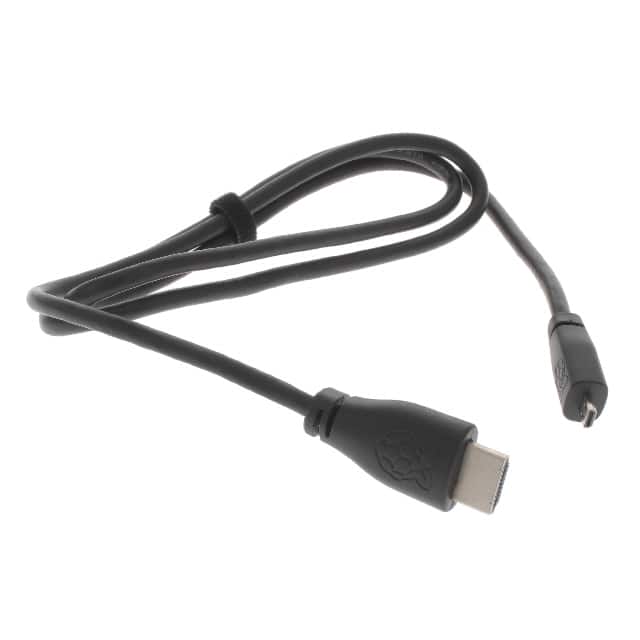 RPI HDMI CABLE BLACK CBL HDMI-A M TO MCR HDMI-D M 1M
